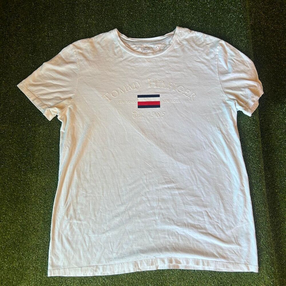 Tommy-hilfiger Men's White T-shirt